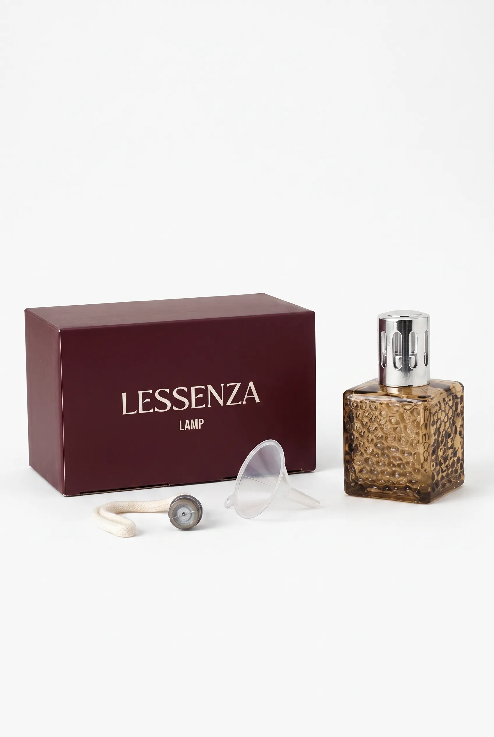 Droplet Fragrance Lamp — Amber/Silver
